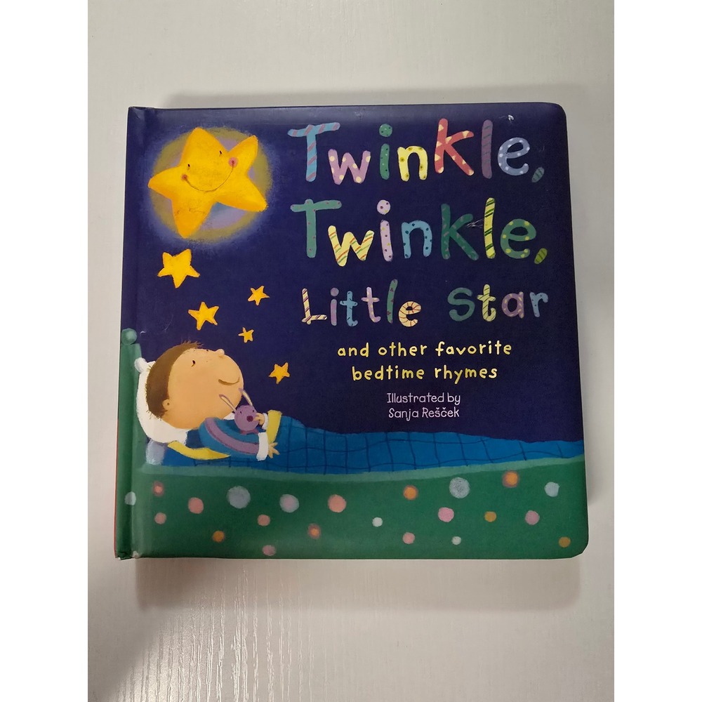 Twinkle Twinkle Little Star Bedtime Rhymes Board Book Tiger Tales Sanja Rescek